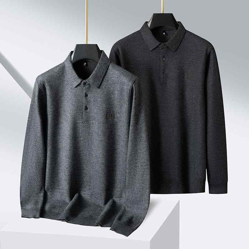 Tシャツ メンズ 男性用 大きいサイズ 長袖 裏起毛 襟付き ビッグシルエット ゆったり 普段使い トップス 秋冬 ポリエステル 無地2 7,988円