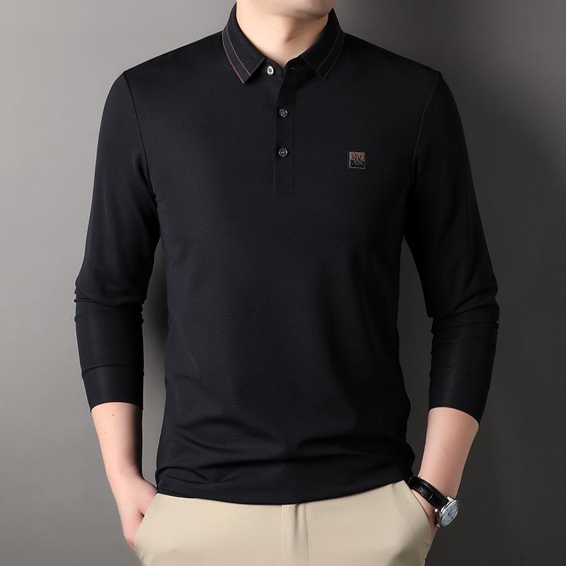 Tシャツ 男性用 長袖 トップス 秋物 中青年向け ファッション プルオーバー ?色