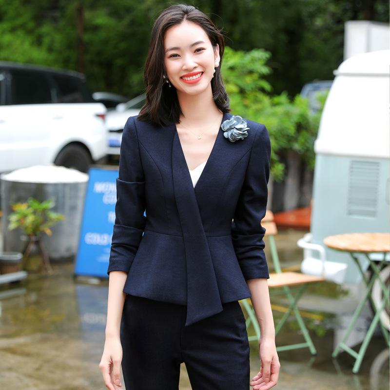 レディース ズボン下背広 泊まり 向こう正面 受け付け 事務服 ユニフォーム 秋 冬 ポリエステル テーラードジャケット 膝丈スコート タイトスカート 引っ切り無いズボン下 美容 エステ 赤ちょうちん フォーマル2