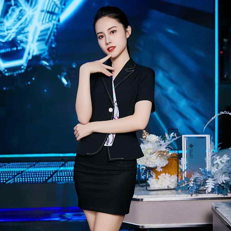 制服 レディース ホテル 美容院 受付 エステ サロン 接客 半袖 トップス スカート セットアップ 春夏 ポリエステル
