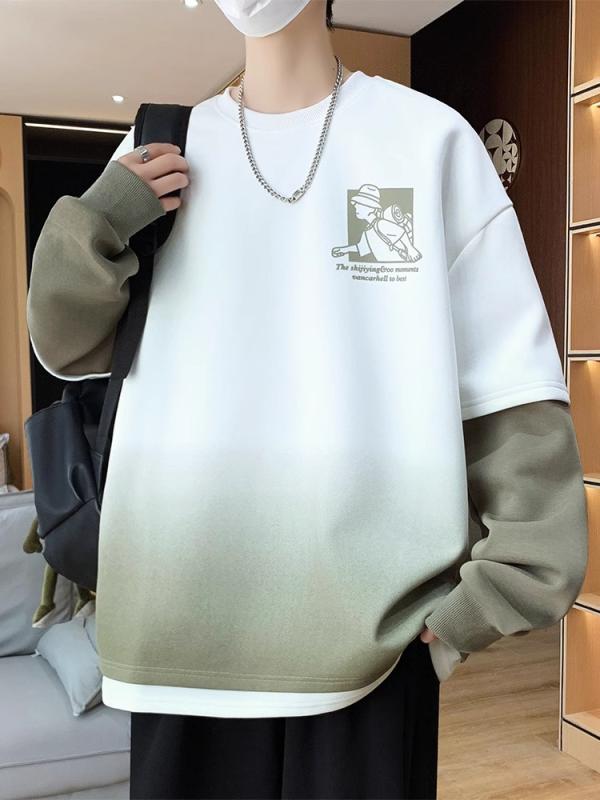 Tシャツ メンズ 長袖 ティーン 大学生 薄手 トレーナー 接触冷感 吸湿速乾 ラウンドネック カットソー トップス スポーティー カジュアル ミリタリー ホワイト系 カーキ系 ブラック系