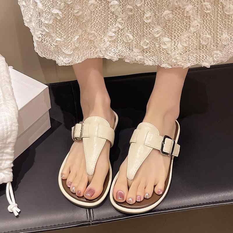 サンダル レディース 婦人靴 フラット ぺたんこ 歩きやすい 滑り止め 美脚 履きやすい かわいい おしゃれ カジュアル シンプル 春夏 日常 普段使い 旅行 お出かけ デート ホワイト ブラック シルバー2