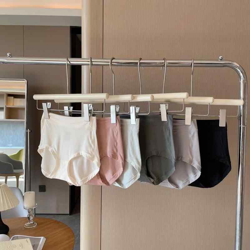 レディース ショーツ 高腰 接触冷感 包臀 インナーウェア 三角パンツ 6枚セット 再生繊維 伸縮性 無地 普段使い