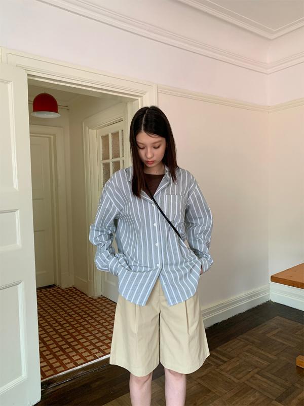 パンツ レディース ハーフパンツ ショートパンツ 綿混紡 ゆったり ワイド 高見え 普段使い 韓国風 カジュアル ブラック カーキ ネイビー グリーン ブラウン ベージュ2