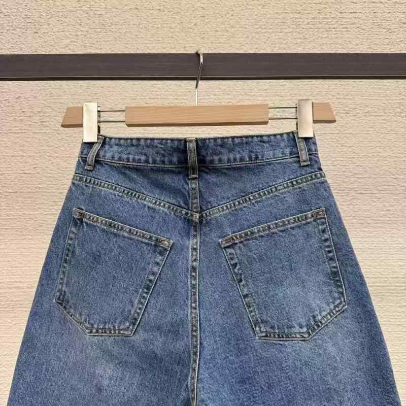 ジーンズ レディース デニム ショートパンツ 韓国ファッション 高見え 短パン ハイウエスト ブルー 綿 ポケット付き 薄手2｜clearstore 7,665円