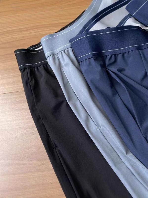 パンツ レディース 裾ロゴプリント ストレッチ ポリエステル テーパードパンツ ワイドレッグパンツ イージーパンツ 薄手 ルームウェア 部屋着 スポーツ 普段使い ブラック ネイビー グレー2