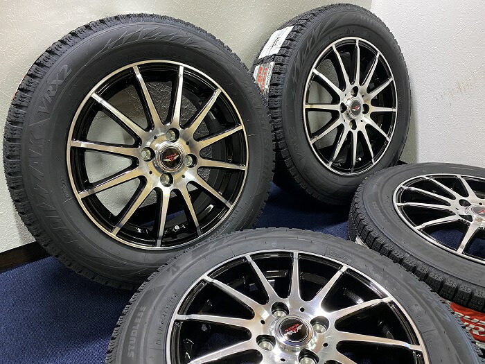 あす楽 新品 スタッドレス 175 65r15 ブリヂストン ウェッズ フィット フィット ハイブリッド フィットシャトル フィットシャトルハイブリット ホイール タイヤセット 175 65 15 Sermus Es