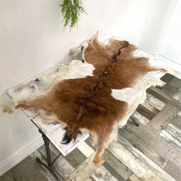 楽天市場】カウラグ ラグマット マット アニマル柄 本革 ファー 子牛