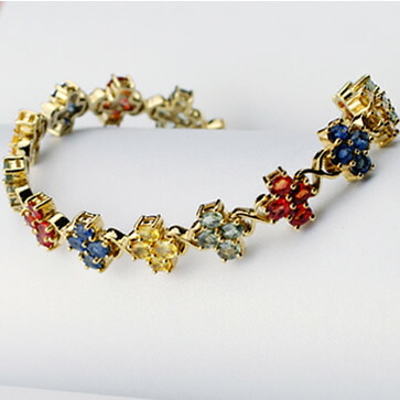 オパールとサファイアのブレスレットと大粒天然石のブレスレット 楽天市場】ブレスレット レディース ブルー サファイア オパール 9月