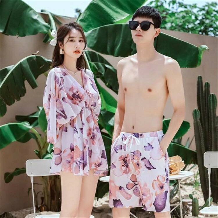 【クーポンで10％オフ】水着 カップル ベア メンズ レディーズ カップル レギンス ダイビング 水着 女 ペアルック メンズ みずぎ ペアルック ペア水着 大きいサイズ フィットネクサーフパンツ 旅行用 メンズ水着 夏 海 プール 海外旅行 新婚旅行 おそろい お揃い 水着