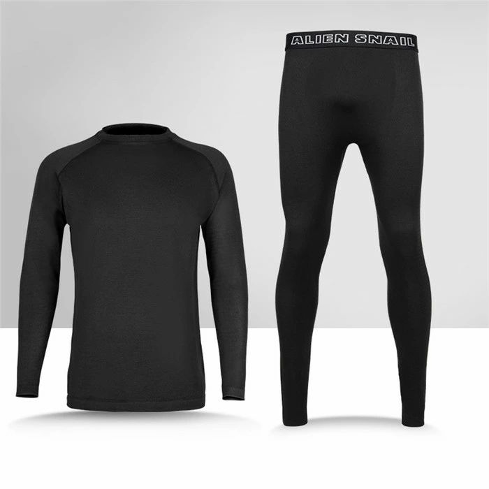 バイクインナー インナースーツ インナーシャツ メンズ レーシング ツーリング 吸汗速乾 暖かい 保温 防風 秋 冬 上下セット サイクル 長袖インナー アンダー 長袖シャツ 黒|クレオパトラセレクト