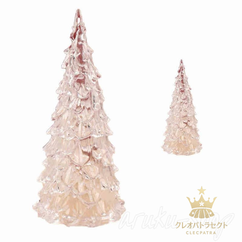 楽天市場】LED キラキラスノーツリー 卓上 LEDウォーターツリー