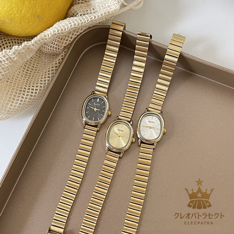 専用　総額定価50万円超【美品】レディース　ゴールドクォーツ時計　15本おまとめ 女性 高級ゴールドメッシュウォッチ ステンレス鋼 リストバンド