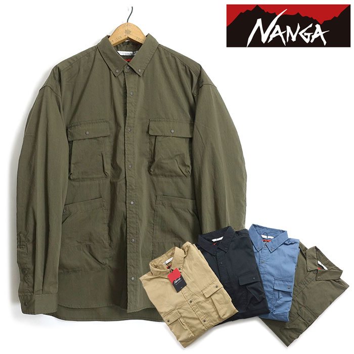NANGA ナンガ [NW2242-1H228] タキビ リップストップ キャンプシャツ TAKIBI RIPSTOP CAMP SHIRTS｜CLEVER WEB SHOP