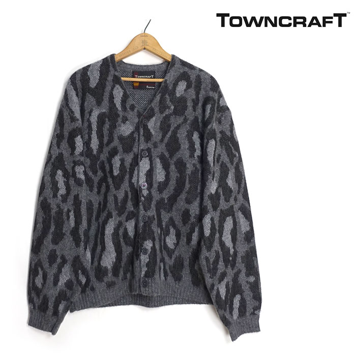 TOWNCRAFT　カーディガン TOWN CRAFT / VINTAGE JAQUARED ZIP CARDIGAN
