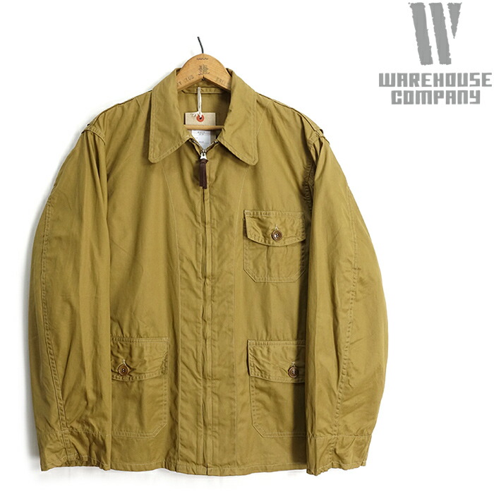 ウエアハウス WAREHOUSE Lot 2219 JACKET,FLYING,SUMMER M-421a (BUAERO) 夏季用フライトジャケット 無地 日本製｜CLEVER WEB SHOP