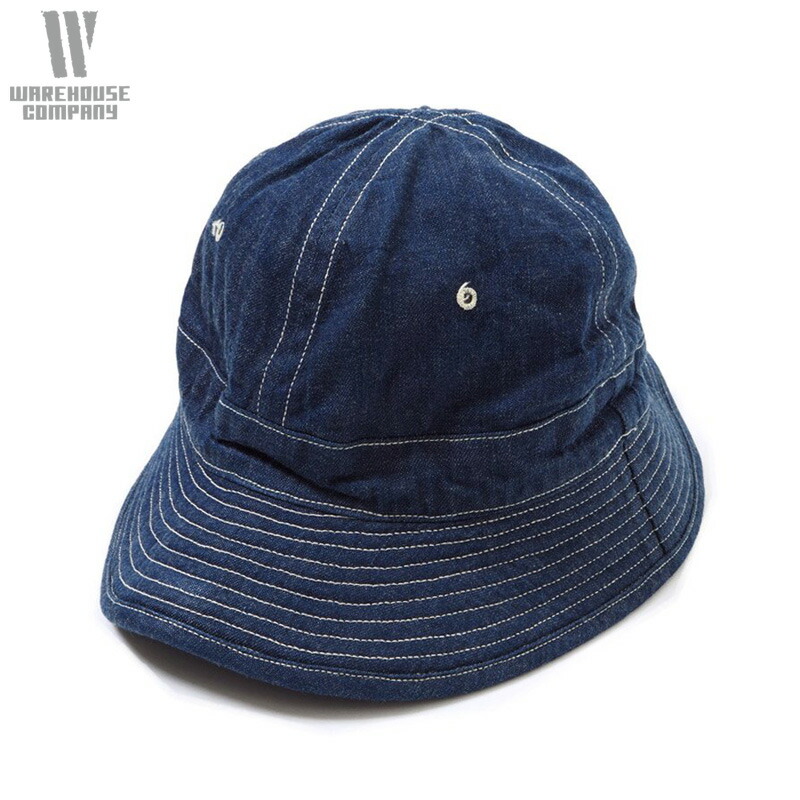 美品 ウエアハウス アーミーハット バケットハット WAREHOUSE ウエアハウス Lot 5200 DENIM ARMY HAT デニム ハット