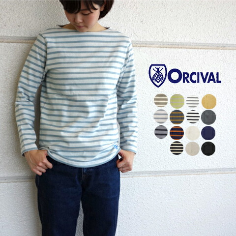 楽天市場 サイズ0 5 オーシバル コットンロード バスクシャツ レディース メンズ オーチバル ｏｒｃｉｖａｌ ネコポス ｃｌｅｖｅ楽天市場店