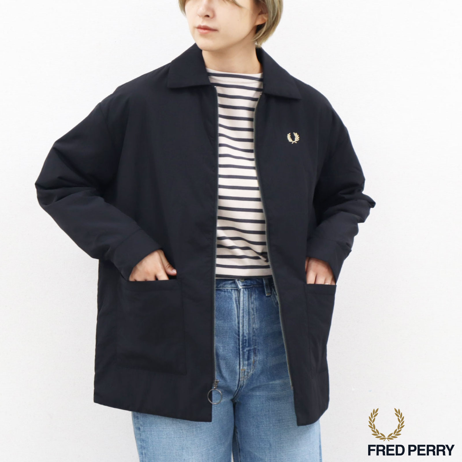 楽天市場】Fred Perry フレッドペリー パッチポケット ナイロン