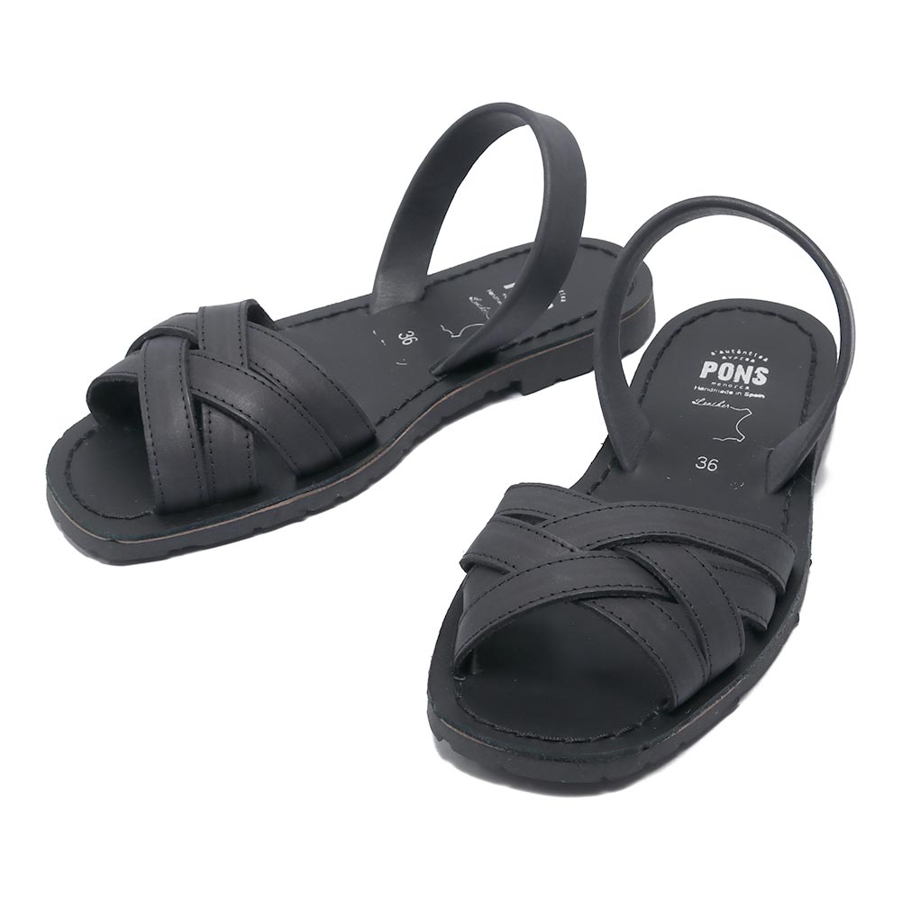 （OUTLET）AVARCA PONS アヴァルカ・ポンズ レザーサンダル　VECCHIO(stitch,sole BLACK) S5178 5072