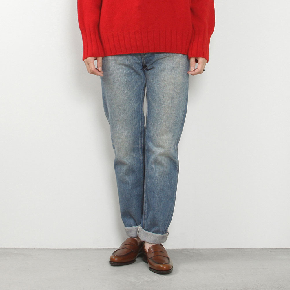 【未使用】caqu　デニムストライプ ショップコート　サイズ1 楽天市場】caqu サキュウ antique denim modern モダン