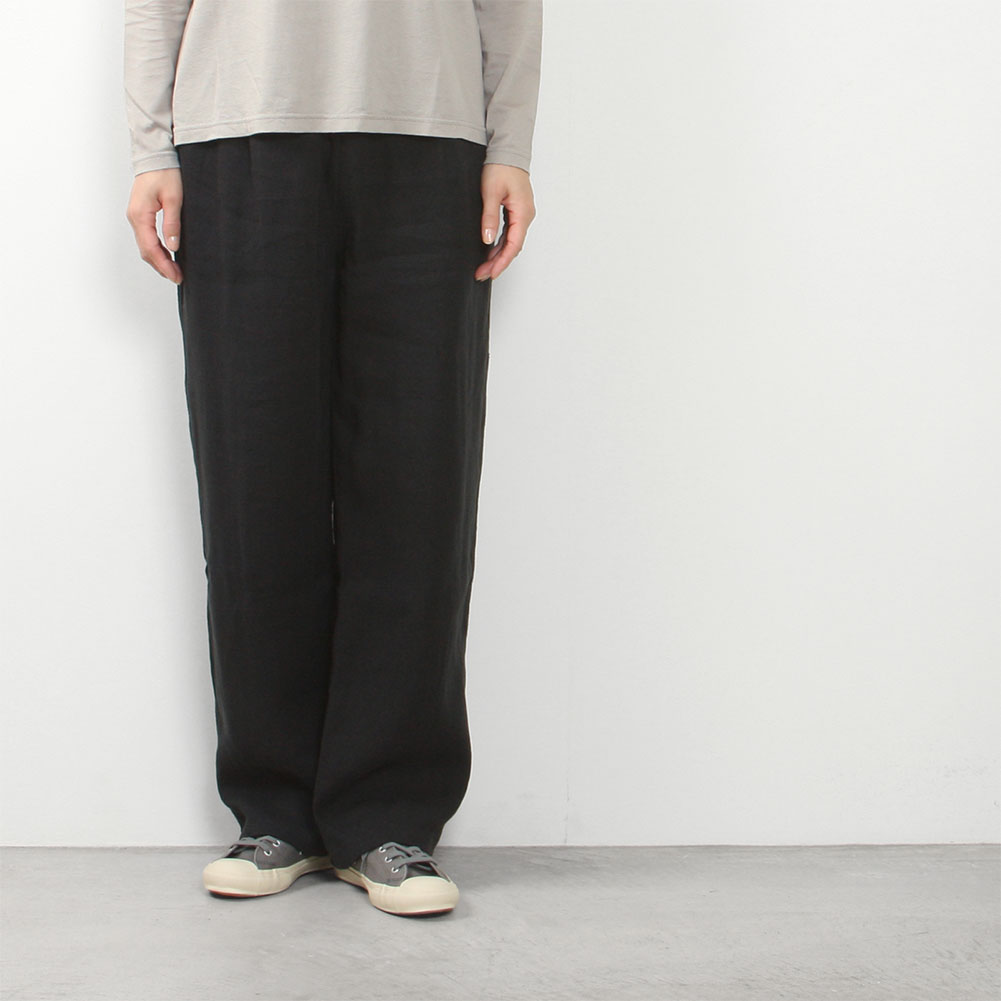 evam eva エヴァムエヴァ linen pants V243T906