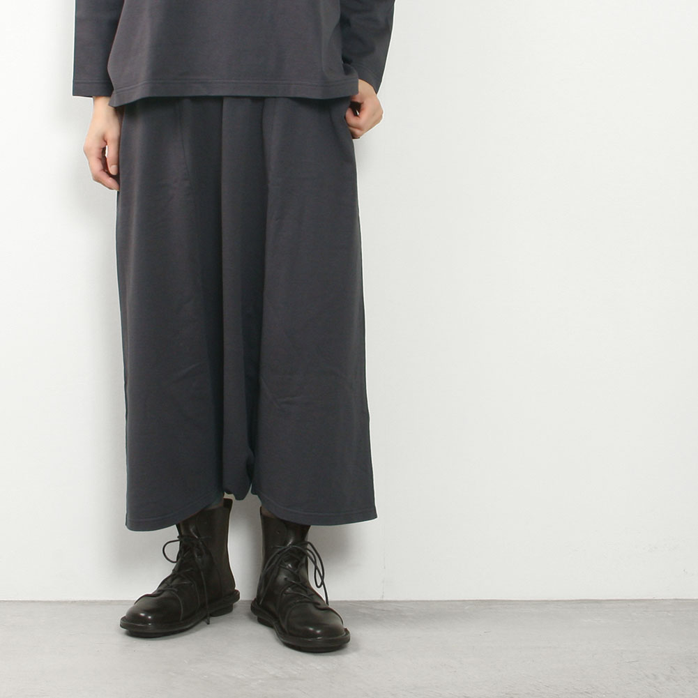 evam eva エヴァムエヴァ sweat sarrouel pants V243C903