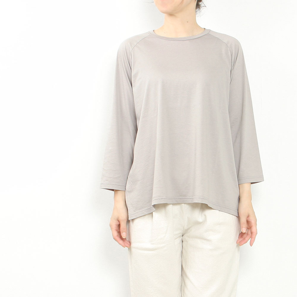 【引き換え証客体 6/4 20:00-6/11 1:59】evam eva エヴァムエヴァ cut\u0026sew raglan pullover E253C027