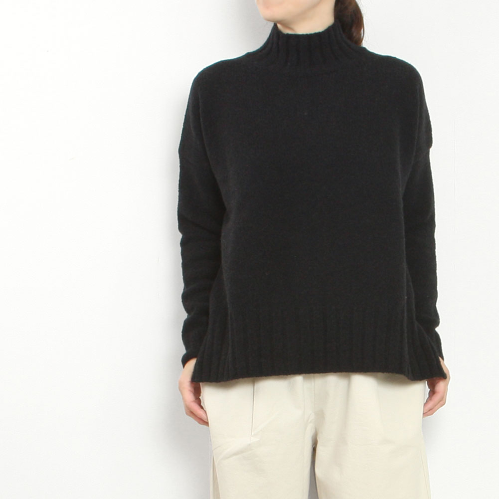 楽天市場】evam eva エヴァムエヴァ boucle yam turtleneck E253K216