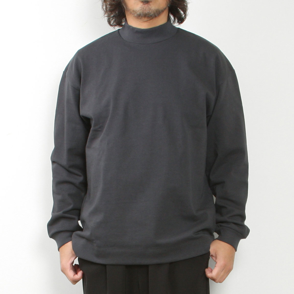 【引き換え証客体 6/4 20:00-6/11 1:59】LAMOND ラモンド MOCK NECK TEE LM-C-201