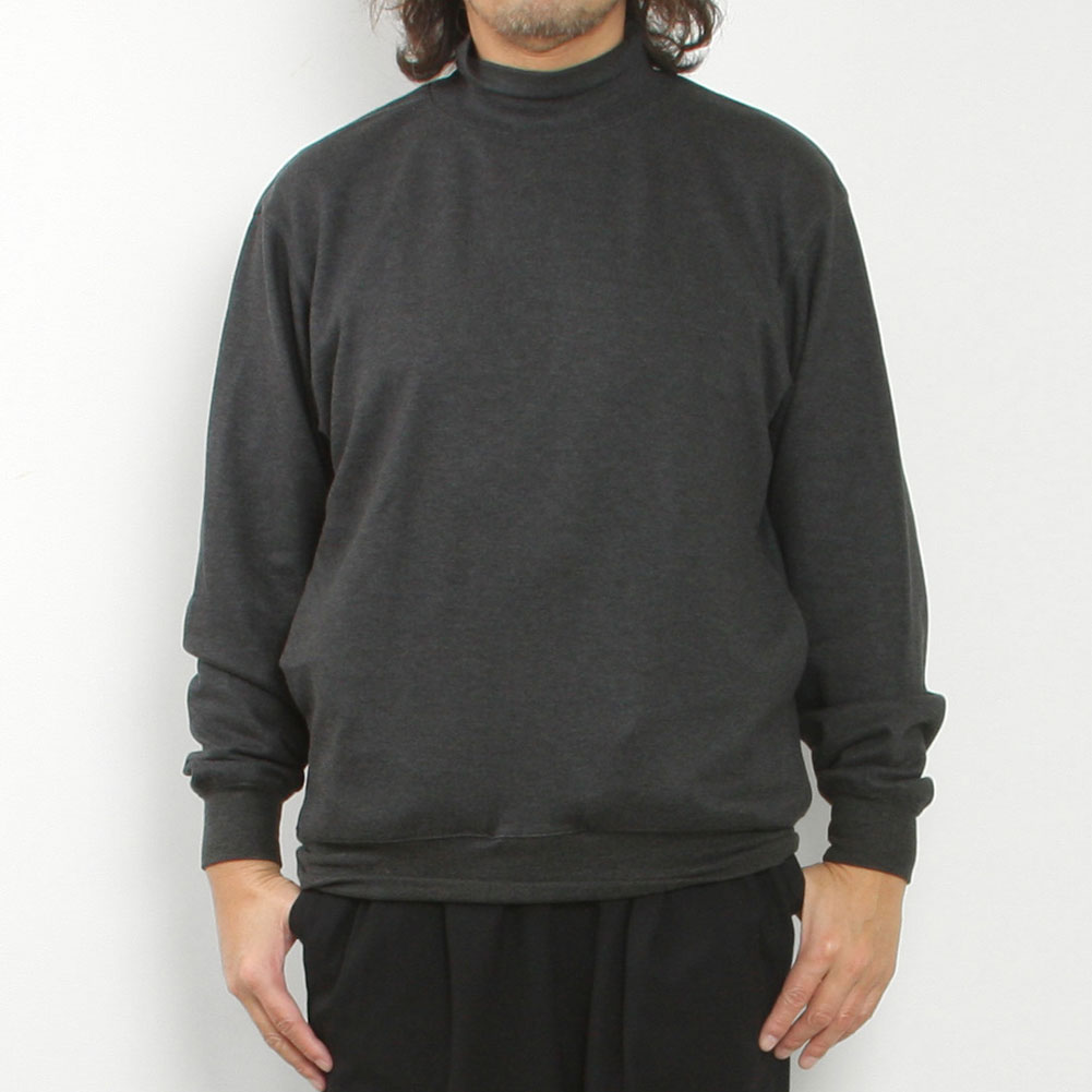 【クーポン券客体 6/4 20:00-6/11 1:59】LAMOND ラモンド LOUNGE SUEDE HIGH NECK SWEAT LM-C-211