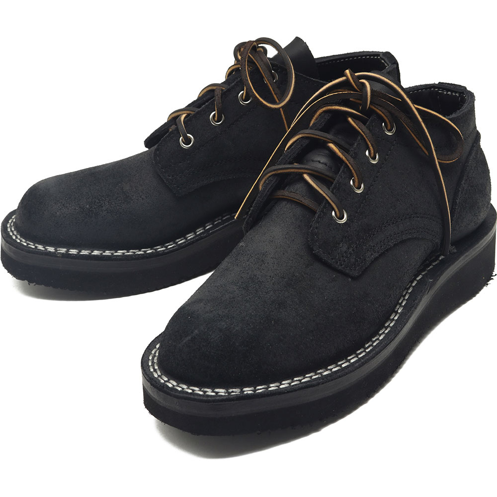 売れ筋介護用品も！ NICKS BOOTS ニックスブーツ OXFORD BLACK ROUGH