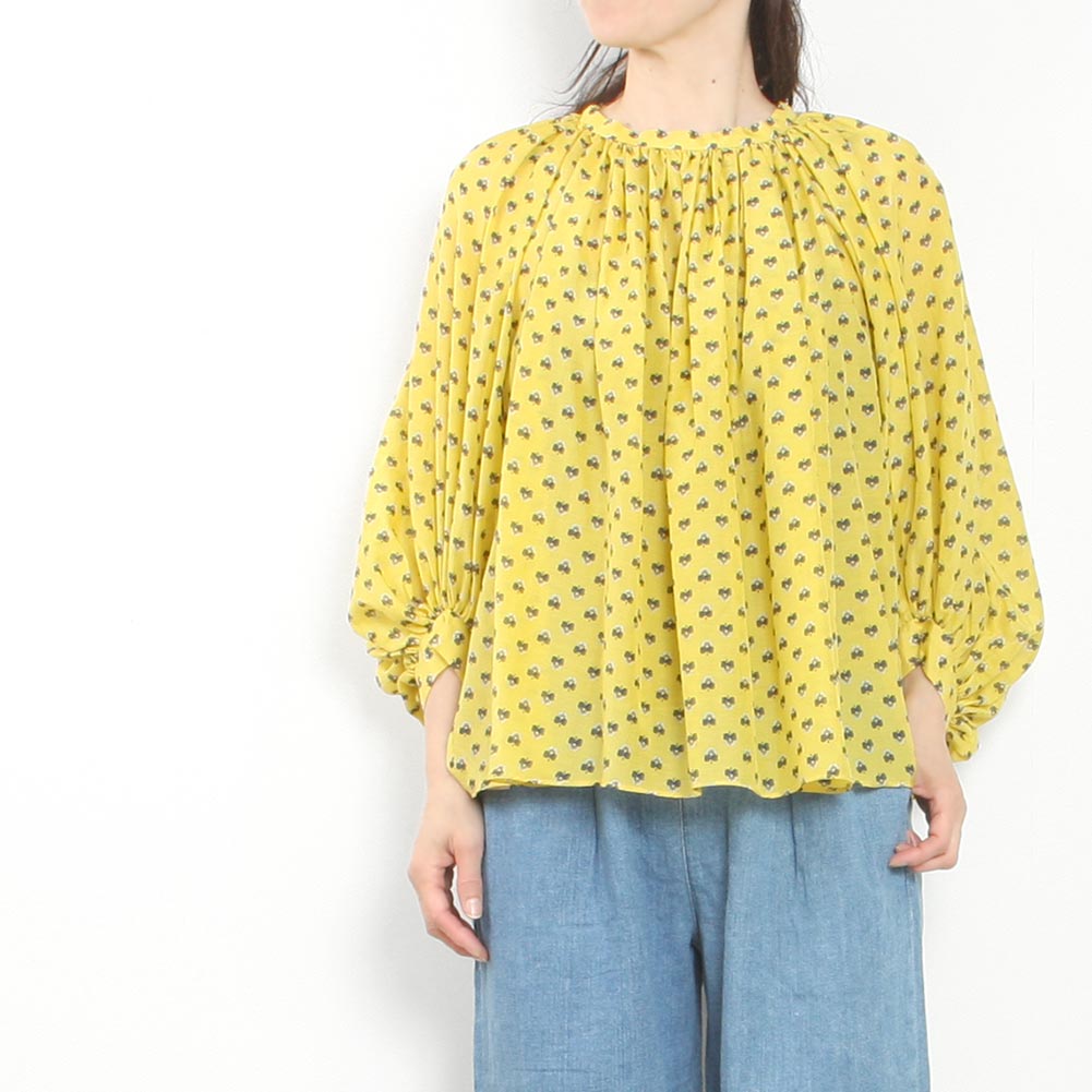 R&D.M.Co- アールアンドディーエムコー VIOLET GATHER SMOCK NO.7403|MIDLAND SHIP