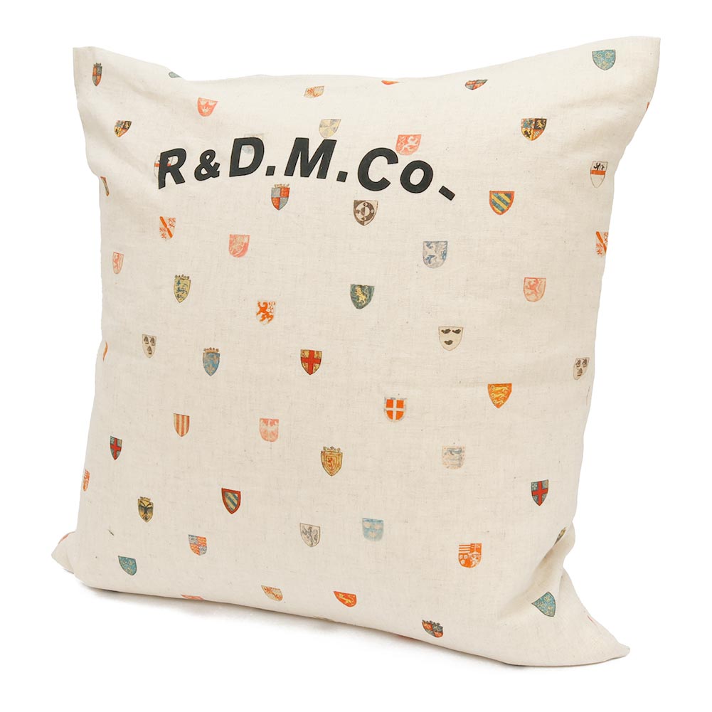 R&D.M.Co- アールアンドディーエムコー C/L COAT OG ARMS CUSHION COVER NO.7499｜MIDLAND SHIP