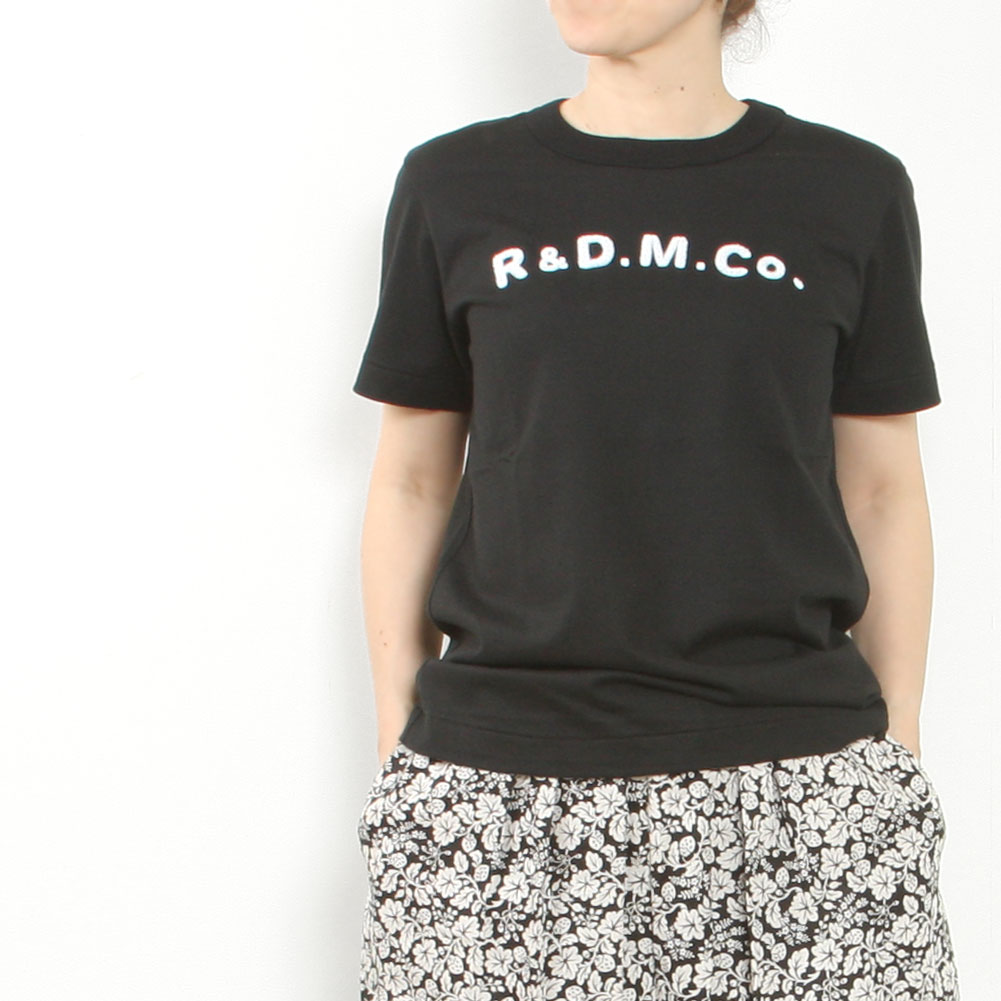 R&D.M.Co- アールアンドディーエムコー PILE EMBROIDERY T-SHIRT NO.7979