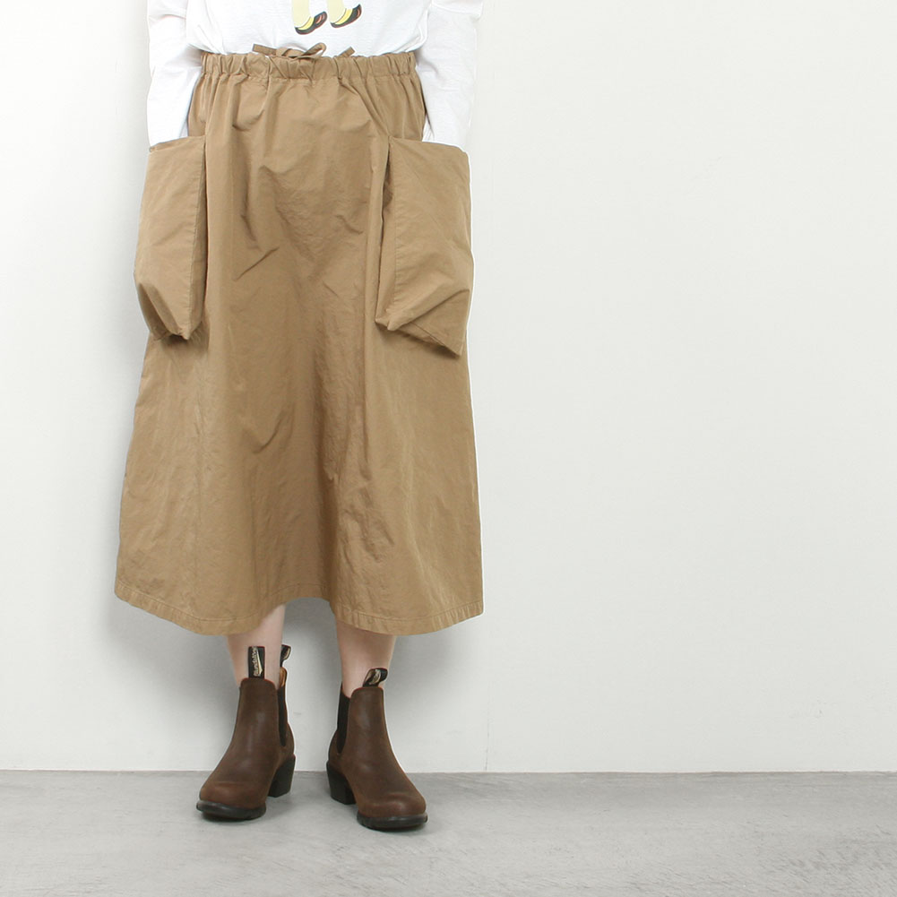 R&D.M.Co- アールアンドディーエムコー GARMENT DYE POCKET SKIRT NO.7985｜MIDLAND SHIP