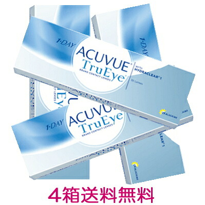 コンビニ受取対応商品 4箱 ワンデーアキュビュートゥルーアイ 1日使い捨てコンタクトレンズ 30枚入 4箱セット 1day Acuvue Trueye アキビュートゥルーアイ W 早割クーポン Www Dietdehradun Org