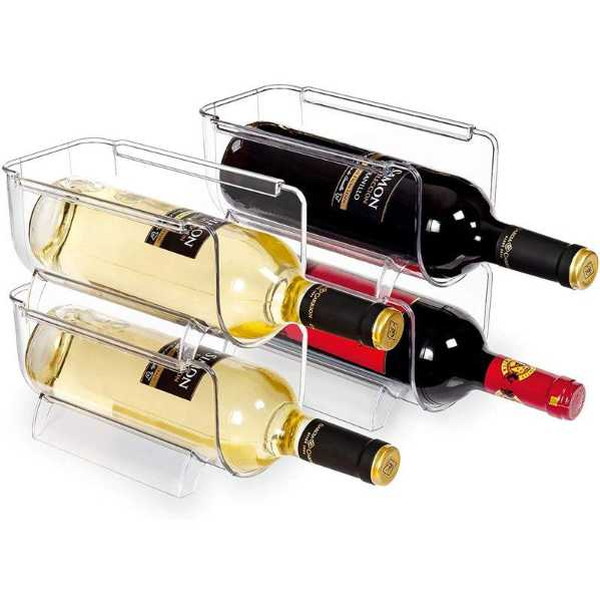 楽天市場】siawadeky ワインボトルホルダー 2個セット 計6つ仕切り