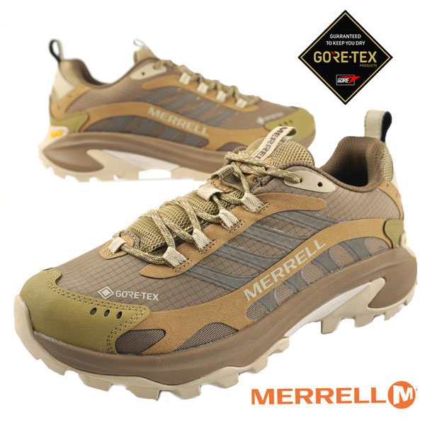 メレル MERRELL MOAB SPEED 2 GTX モアブ スピード ゴアテックス J037517 コヨーテ 防水 透湿 登山靴 トレッキング トレラン メンズ アウトドア 送料無料