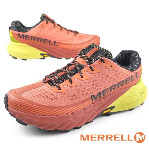メレル MERRELL AGILITY PEAK 5 アジリティー ピーク J068109 橙黄トレイルランニング トレッキング トレラン アプローチ 登山靴 メンズ アウトドア
