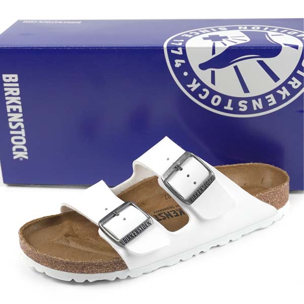 ビルケンシュトック BIRKENSTOCK Classic Arizona BS 0552683 ビルケンシュトックサンダル アリゾナ 白 ビルコフロー ナロー コンフォート サンダル レディース 二本三尺帯 貨物輸送無料