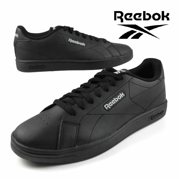 リーボック Reebok COURT CLEAN 100074370 コートクリーン 黒 コートスニーカー レディース/メンズ カジュアル クラシカル レトロ クラシックコートシューズ シンプル レトロチック おしゃれ 送料無料