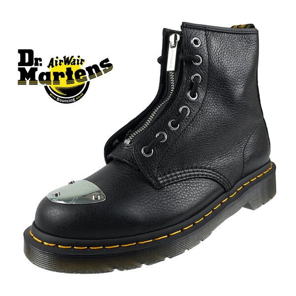 【マラソン最大2000円OFF券_26日1:59迄】ドクターマーチン Dr.Martens 1460 MP 31682001 ハードウェア 8 ホール ブーツ 黒 鉄板 ピアス レディース/メンズ｜靴のクリックマーケットMASUYA