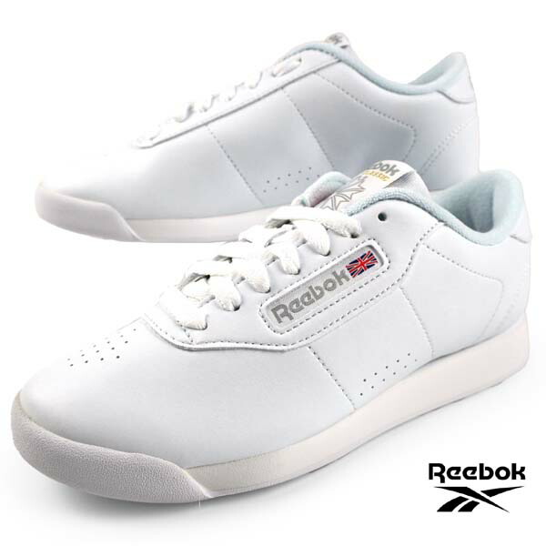 【P５倍以上 マラソン期間中】リーボック Reebok PRINCESS 100000101 プリンセス 白 クラッシック トレーニング エアロビクス スニーカー カジュアル スポーティ シンプル おしゃれ かわいい 柔らかアッパー レディース 送料無料