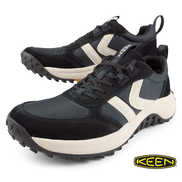 【マラソン最大2000円OFF券_26日1:59迄】【ポイント5倍!】キーン KEEN KS86 ケーエス86 スニーカー 1029593 黒ブラック トレイルシューズ 登山靴 ハイキングシューズ シンプル カジュアル メンズ 送料無料|靴のクリックマーケットMASUYA