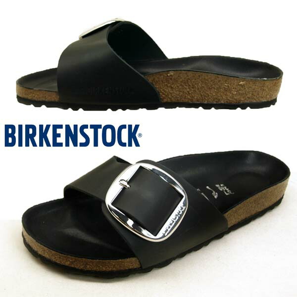 あす楽 Birkenstock ビルケンシュトックサンダルの王道 送料無料 サンダル Madrid Big Classic マドリッド レディース靴 ビッグバックル Buckle ビルケンシュトック マドリッド 黒 サンダル レディース クリックマーケット