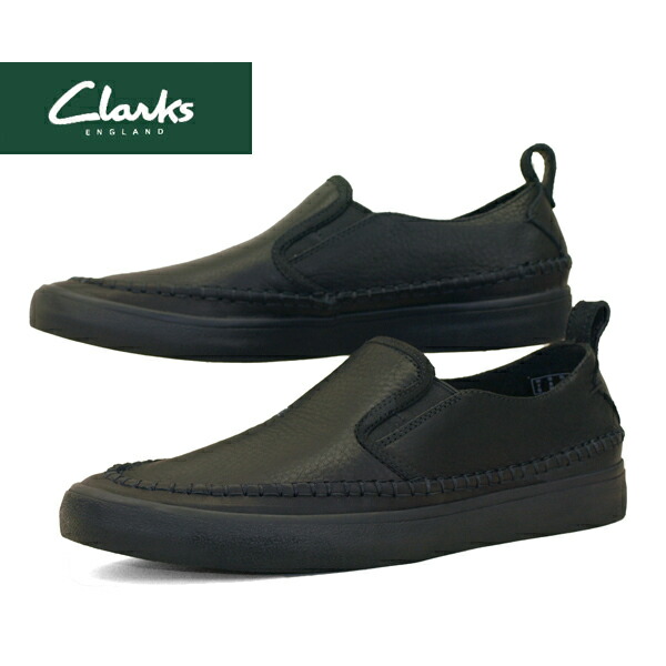 クラークス Clarks Kessell Slip ケセル スリップ カジュアル スリッポン 黒 メンズ プレゼントを選ぼう