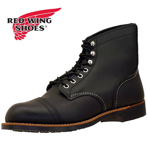 【P5倍以上 マラソン期間中】【保革用クリームプレゼント】レッドウィング REDWING IRON RANGER アイアンレンジャー 8084 ブラック メンズ