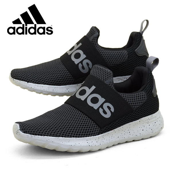 アディダス Adidas Lite スポーティ カジュアル スリッポン レディース ジュニア あす楽 灰黒 シューズ 4 0 ランニング Adiracer