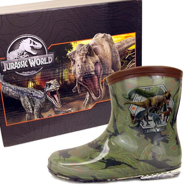 ジュラシックワールド Jurassic World 110 恐竜 レインブーツ 長靴 キッズ 超人気新品